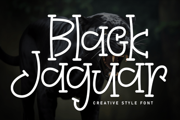 Black Jaguar Font for Bold Campaigns