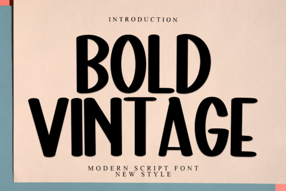 Bold Vintage Font for Eye-Catching Campaigns
