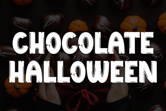 Chocolate Halloween: A Playful Display Font for Editorial Design
