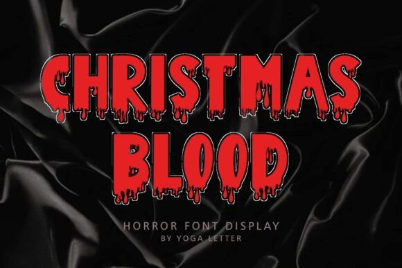Christmas Blood Font Review: A Spooky Display Typeface for Bold Branding