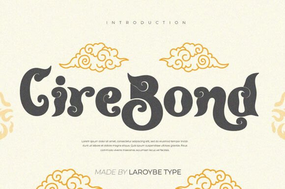 Cirebond: A Batik-Inspired Display Font for Publishers