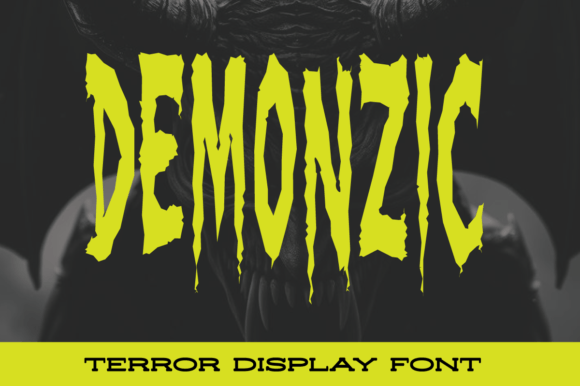Demonzic Font for Halloween Creations