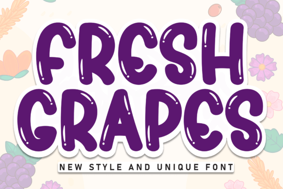 Fresh Grapes Font Review