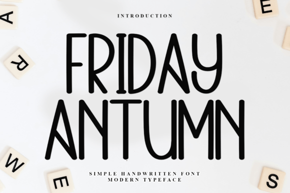 Friday Antumn Font for Web Design