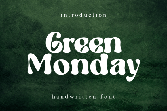 Green Monday Font for Web Design