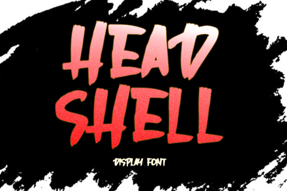 Head Shell Font for Festive Design