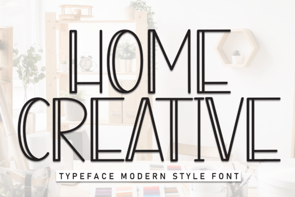 Home Creative Font for Business Branding