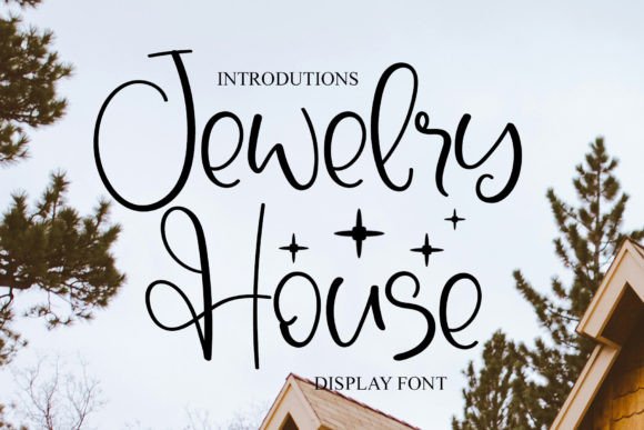 Jewelry House Font: A Handwritten Display Typeface for Your Brand