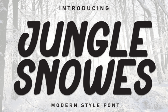 Jungle Snowes: A Bold Marker Font for Playful Web Design