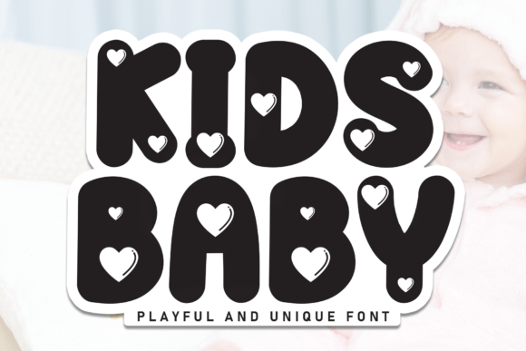 Kids Baby Display Font for Cozy Branding and Packaging