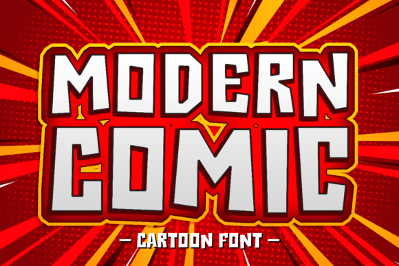 Modern Comic Font for Bold Web Design