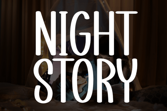 Night Story Font: A Dreamy Handwritten Typeface for Editorial Design
