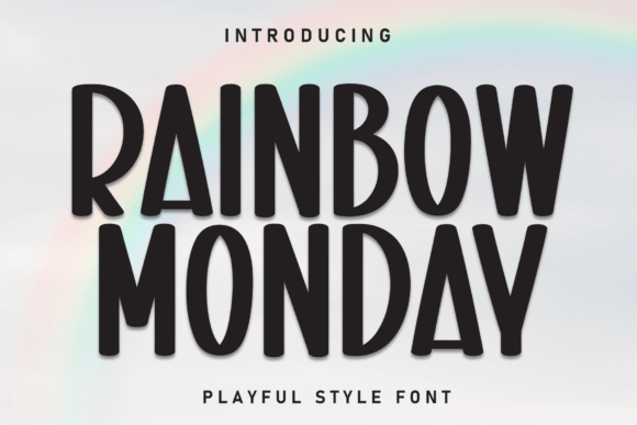 Rainbow Monday Font