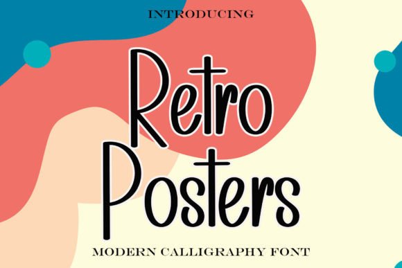 Retro Posters Font for Festive Branding