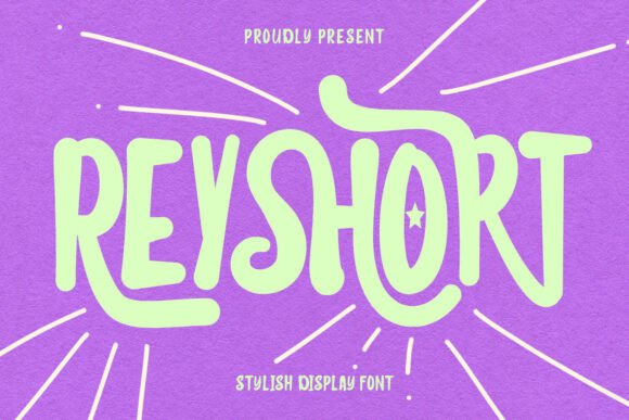 Reyshort Bold Display Font for Modern Web Design