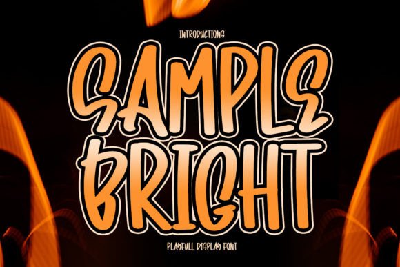 Sample Bright Font for Web Design