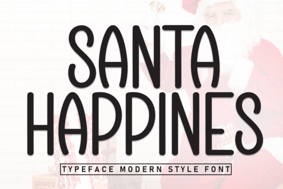 Santa Happines Font for Business Branding