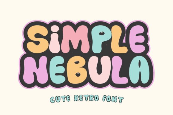 Simple Nebula Font for Creative Projects