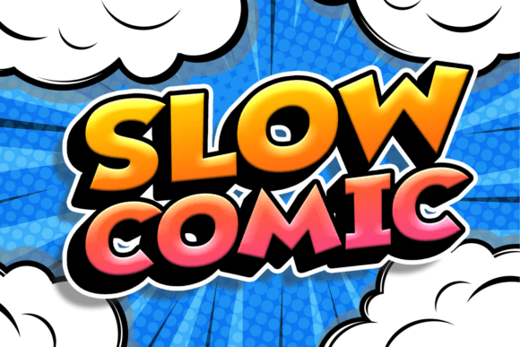 Slow Comic Font for Business Branding