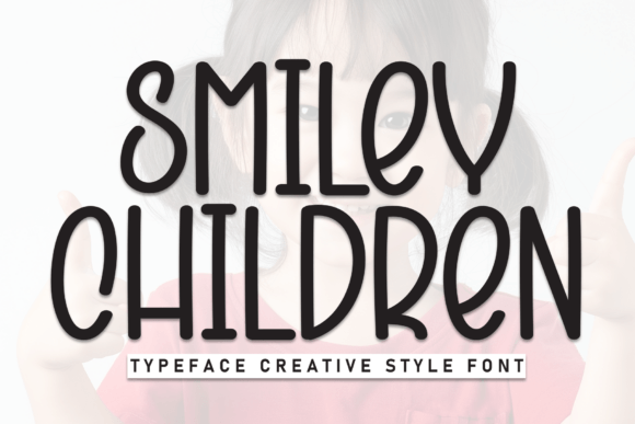 Smiley Children: A Playful Display Font for Creative Projects