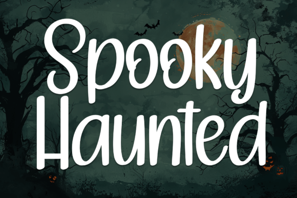 Spooky Hunted: A Display Font for Editorial Mood