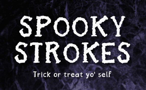 Spooky Strokes Font: A Display Typeface for Chilling Brand Designs