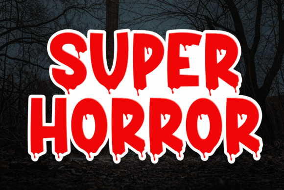 Super Horor Font for Bold Campaigns
