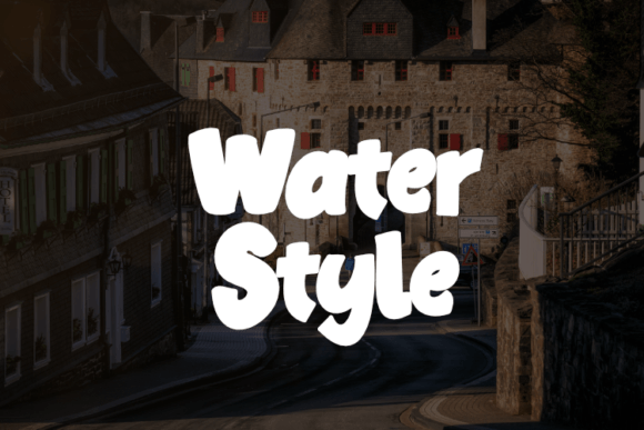 Water Style Font: Fluid Elegance for Editorial Design