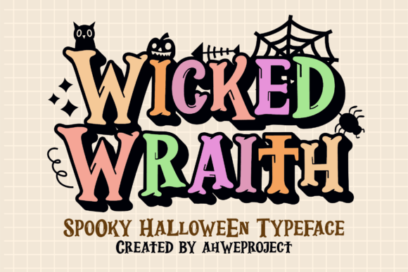 Wicked Wraith Font for Halloween Campaigns
